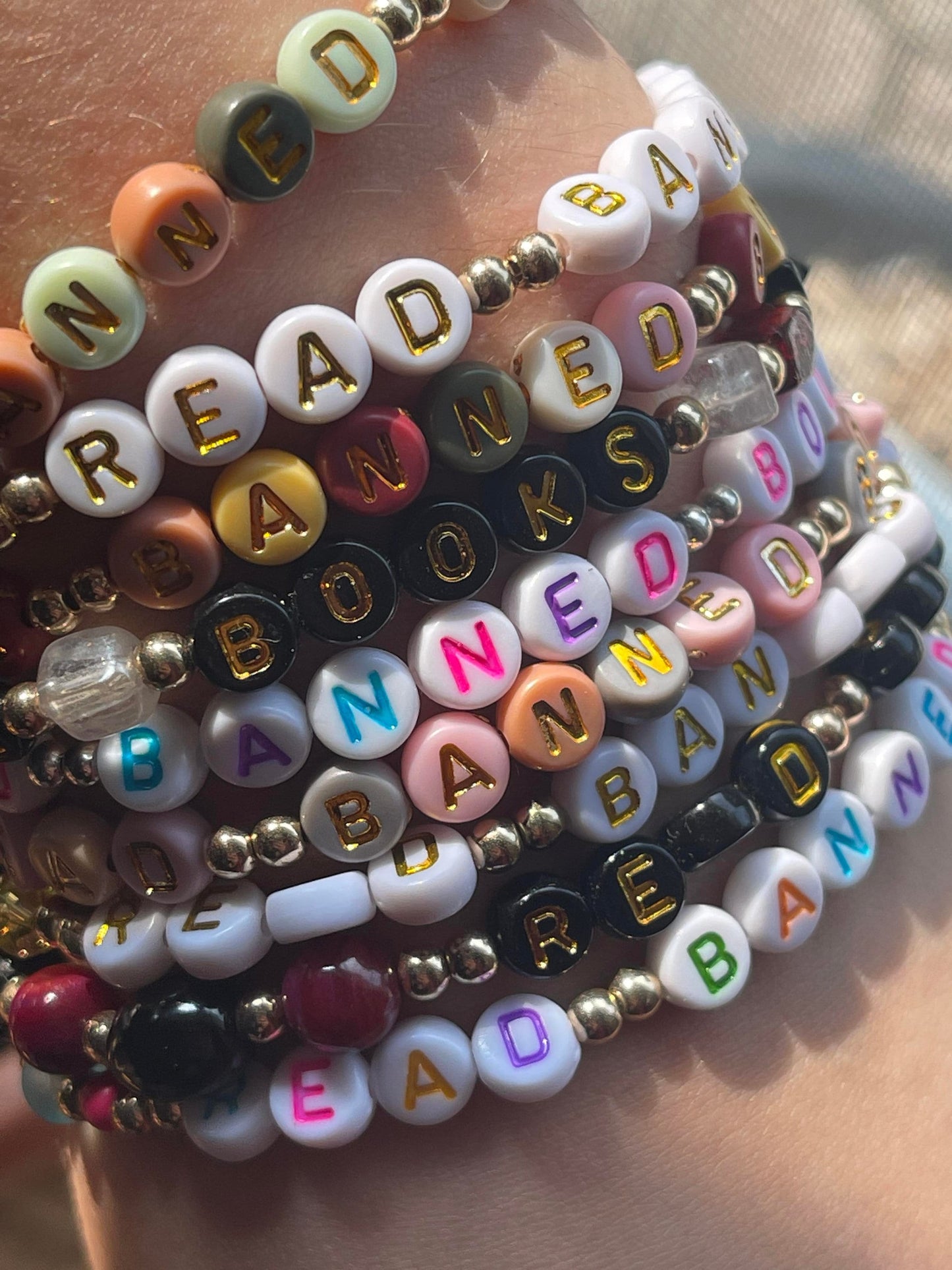 READ BANNED BOOKS | Yellow Turquoise Bracelet |