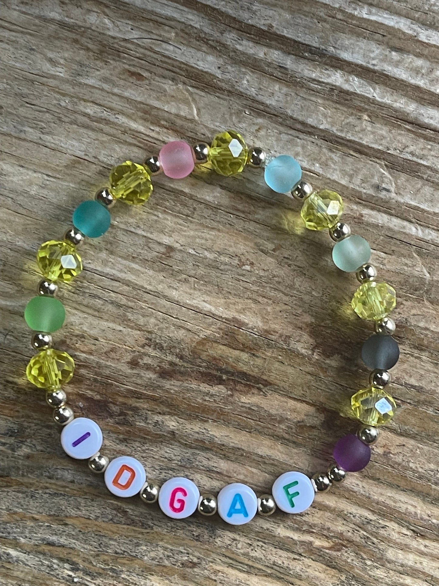 IDGAF Bracelet, Cursy Bracelets, Divorce Gifts, Breakup Gifts, Gifts for Her