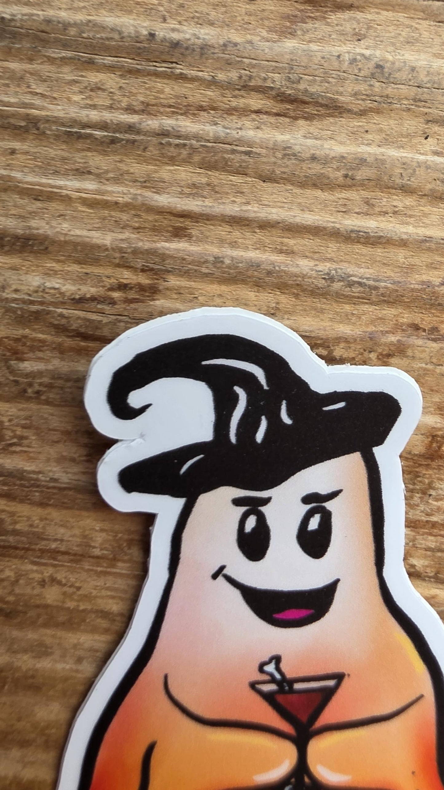 MARTINE THE GHOST Matte Vinyl Sticker