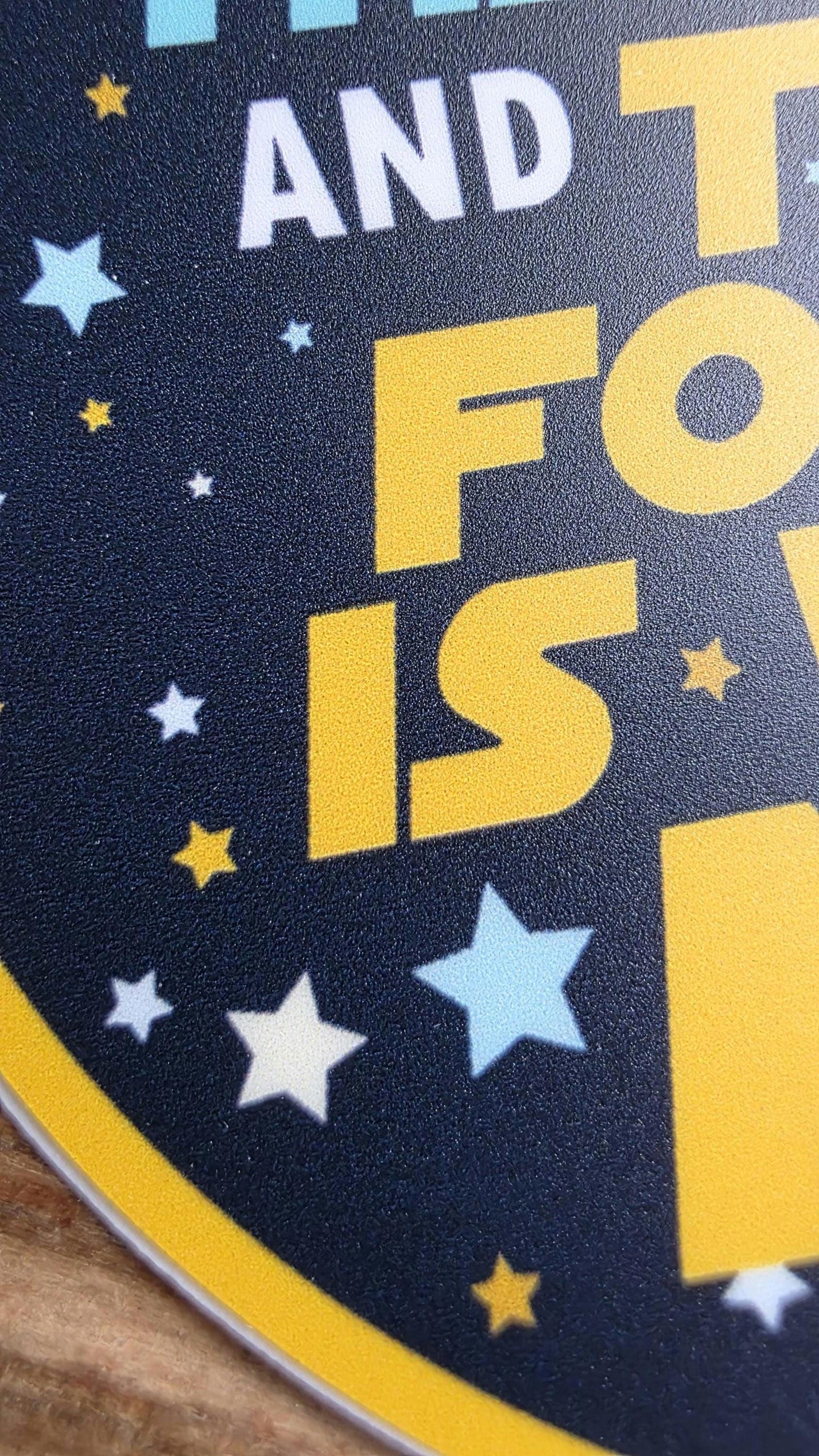 WITH THE FORCE Vinyl Sticker, Geeky Stickers, Laptop Sticker, Sci-Fi Sticker, Birthday Gifts, Stocking Stuffers, Space Themed Stickers