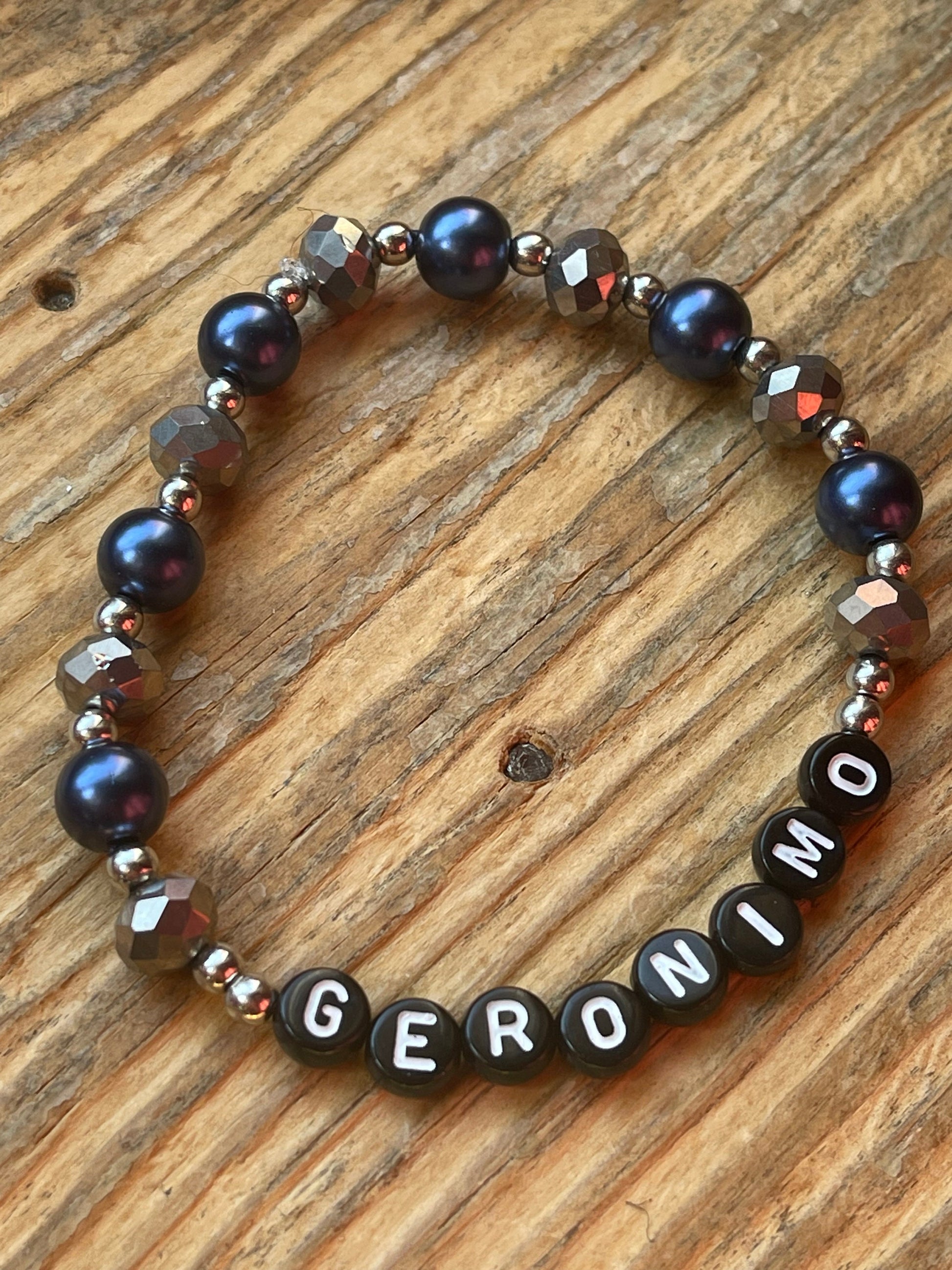 GERONIMO Bracelet, Whovian Bracelet, Gifts for Whovians, Sci-fi Gifts, Sci-Fi Jewelry, Graduation Gifts, Anniversary Gifts, Jewelry Gifts