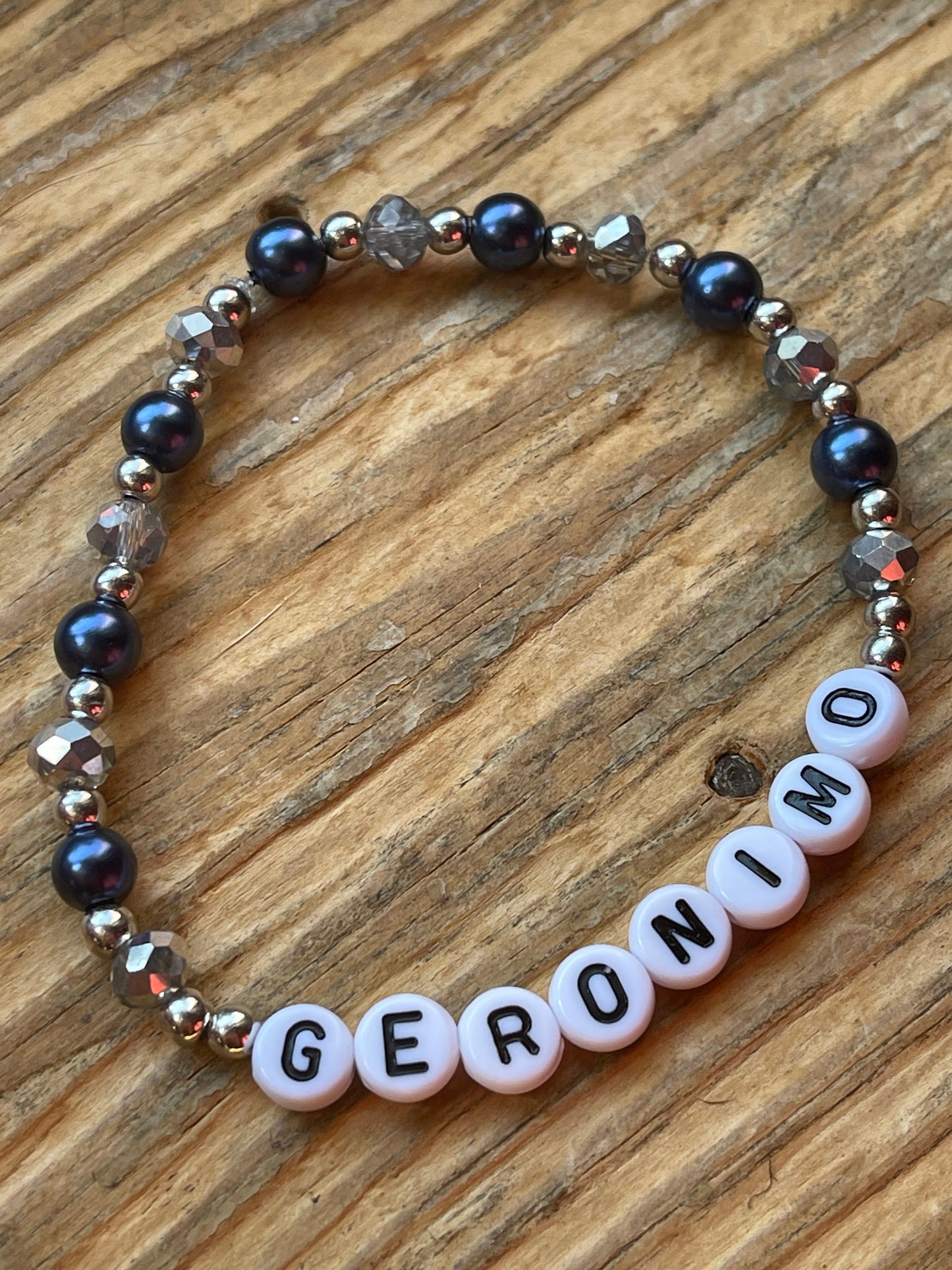 GERONIMO Bracelet, Whovian Bracelet, Gifts for Whovians, Sci-fi Gifts, Sci-Fi Jewelry, Graduation Gifts, Anniversary Gifts, Jewelry Gifts