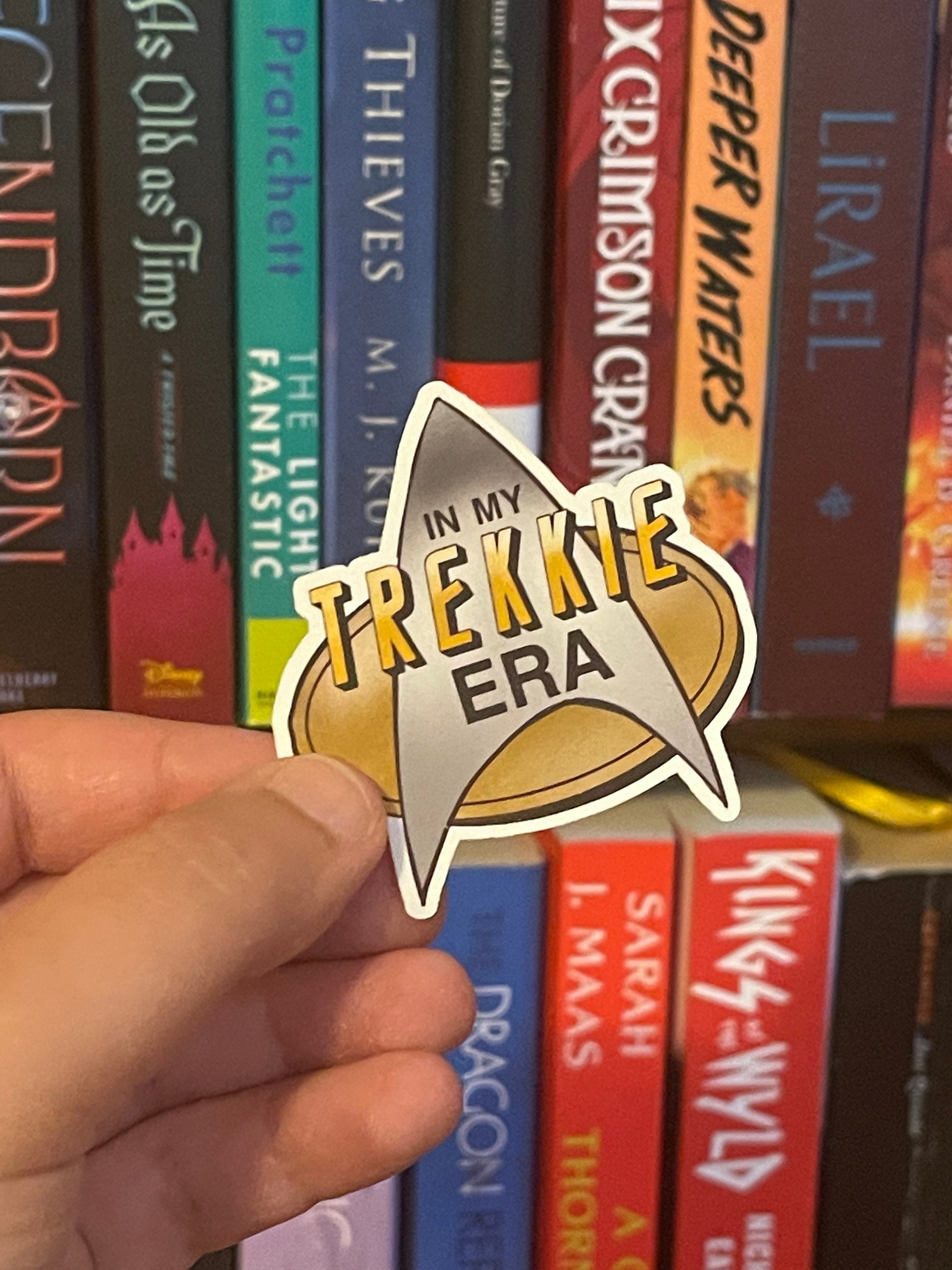 TREKKIE ERA Stickers | Vinyl Stickers Inspired By Star Trek for Car, Laptop, and Waterbottle | Gifts for Trekkies | Stocking Stuffers