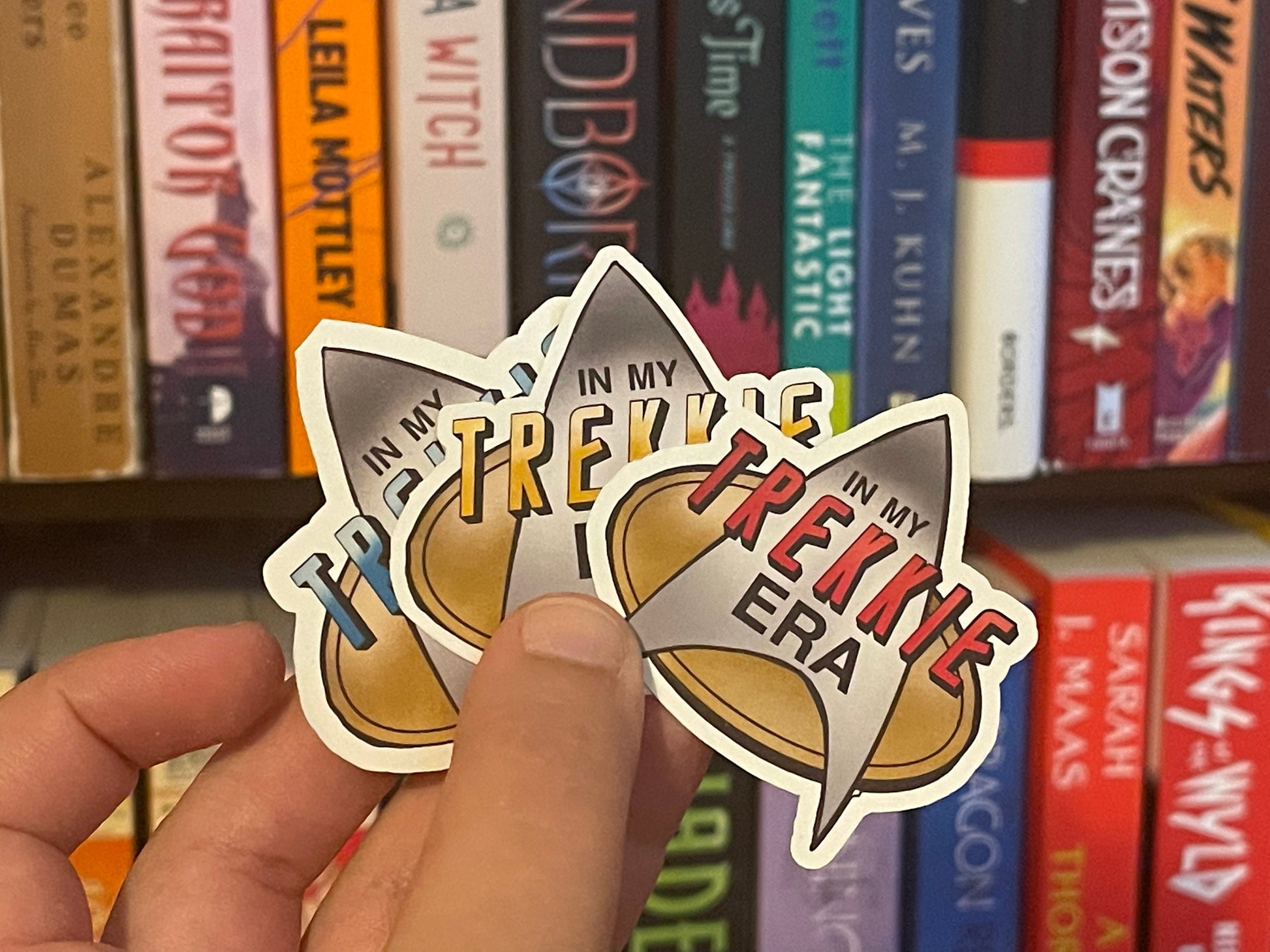 TREKKIE ERA Stickers | Vinyl Stickers Inspired By Star Trek for Car, Laptop, and Waterbottle | Gifts for Trekkies | Stocking Stuffers