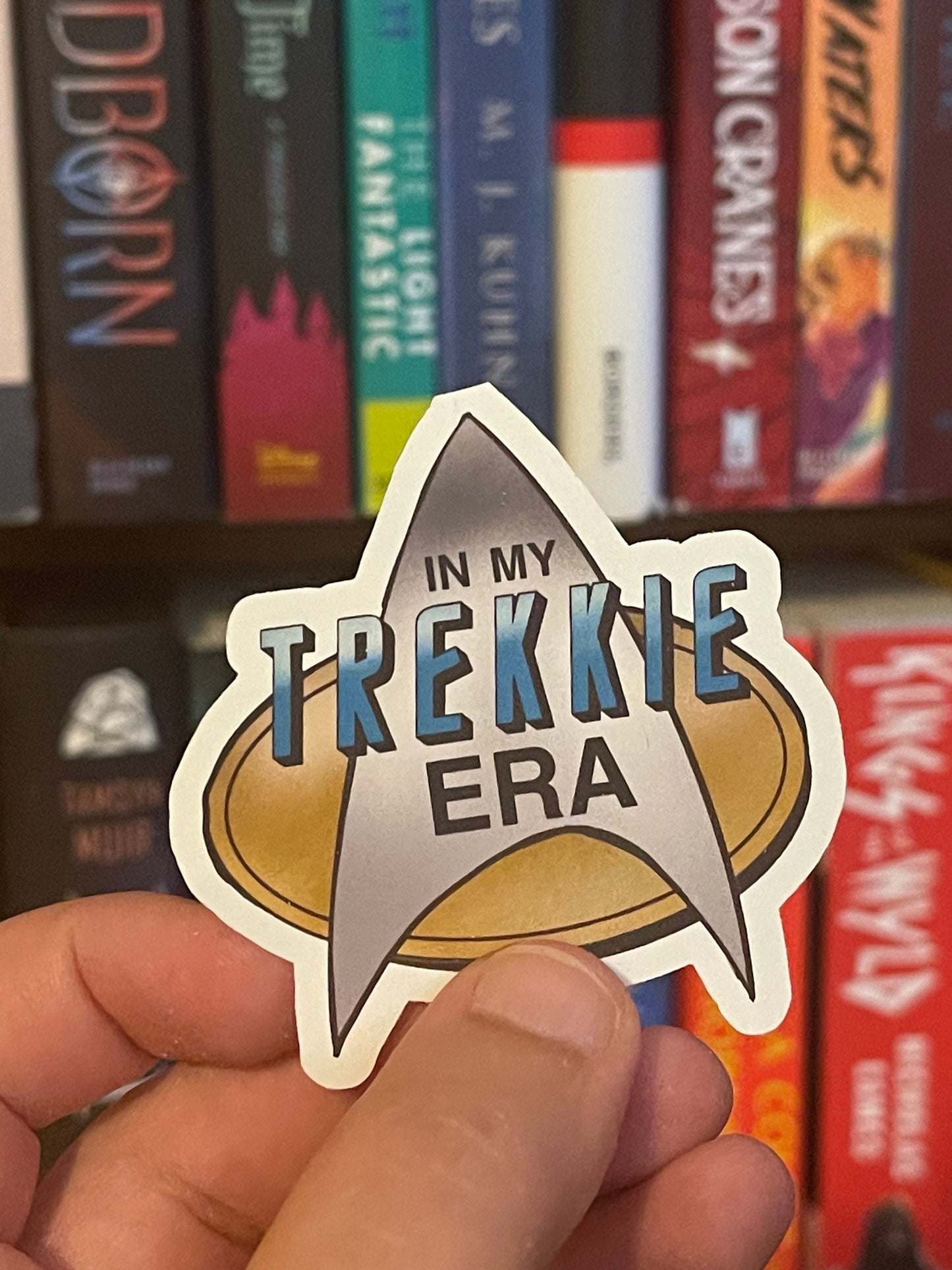 TREKKIE ERA Stickers | Vinyl Stickers Inspired By Star Trek for Car, Laptop, and Waterbottle | Gifts for Trekkies | Stocking Stuffers