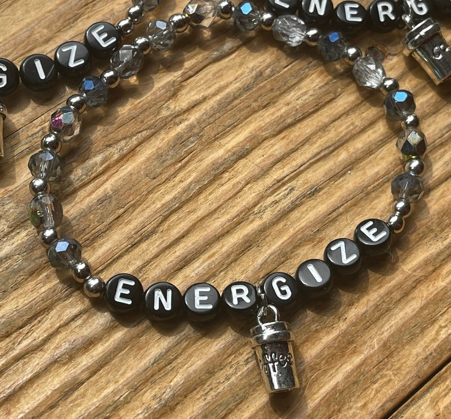 ENERGIZE Bracelet | Transporter Beam Inspired Friendship Bracelet | Bracelet for Coffee Lovers | Gifts for Friends