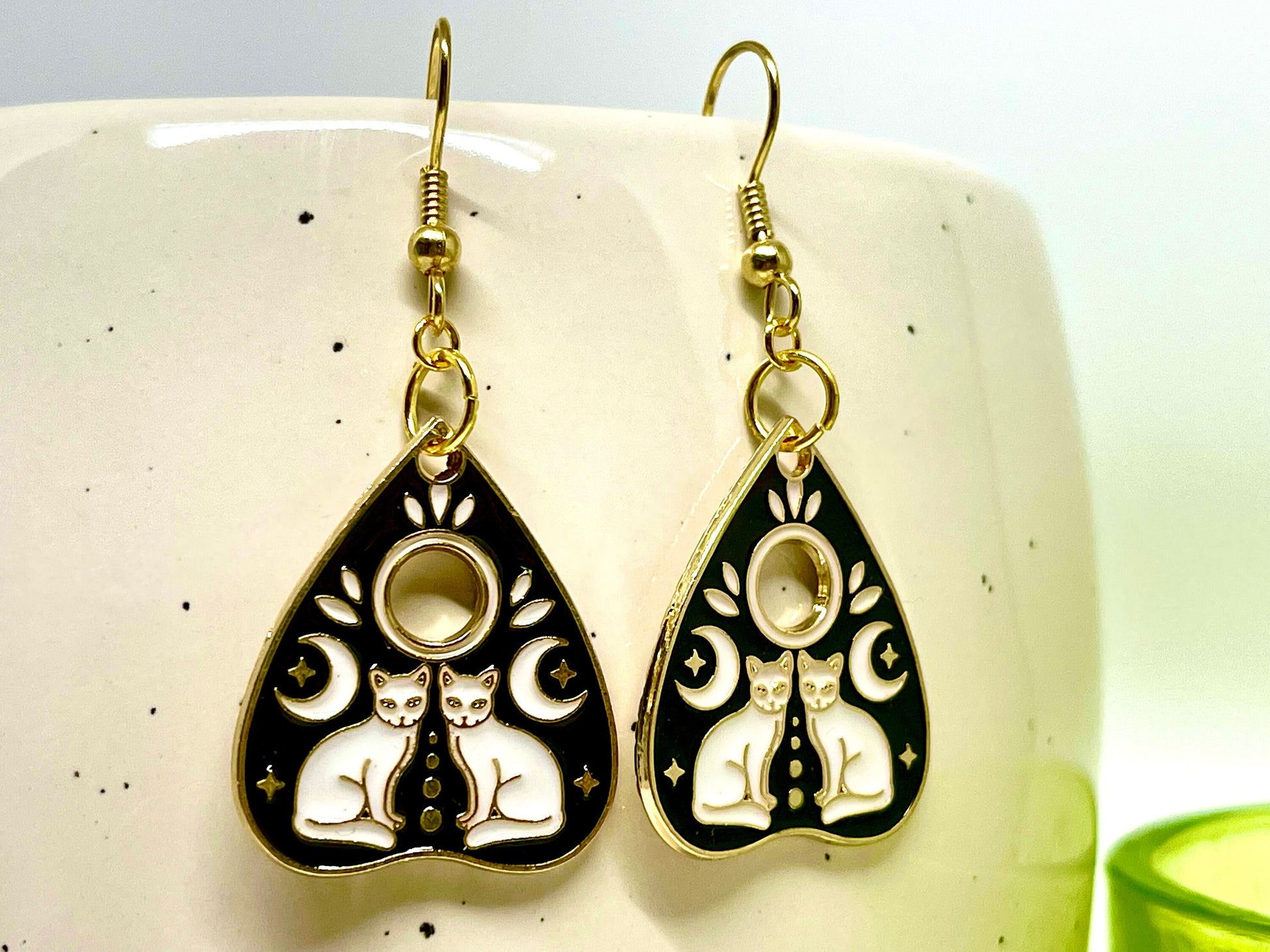 Ouija Planchette, Earrings, Witchy Earrings, Gifts for Her, Gifts for Girlfriend, Gifts for Mom, Halloween Earrings, Birthday Earrings