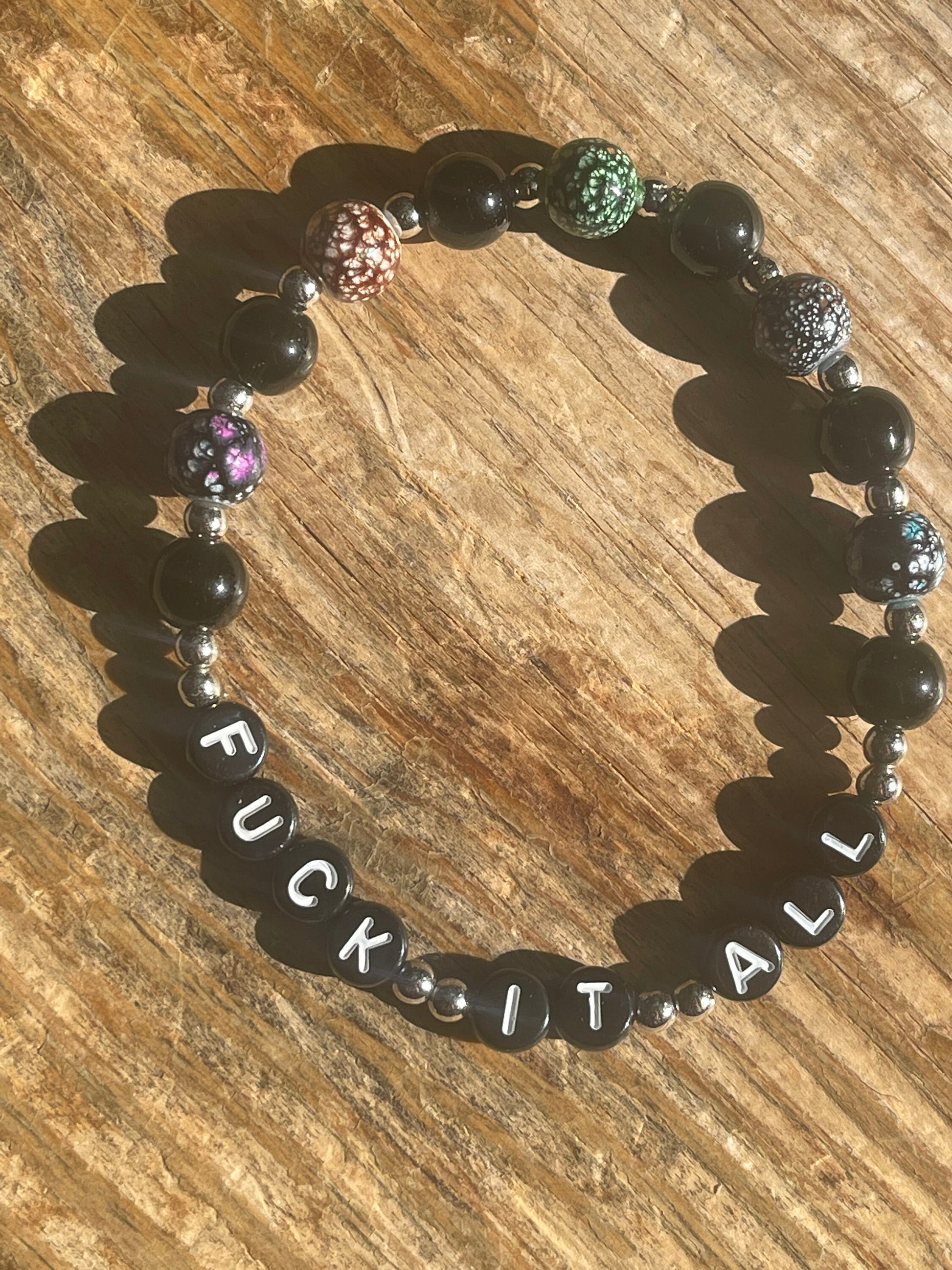 FUCK IT ALL Bracelets, Cursy Bracelets, Fuck Collection, Gifts for Mom, Gifts for Bestie, Gifts for Her, Gifts for Girlfriend, Cussy Jewelry