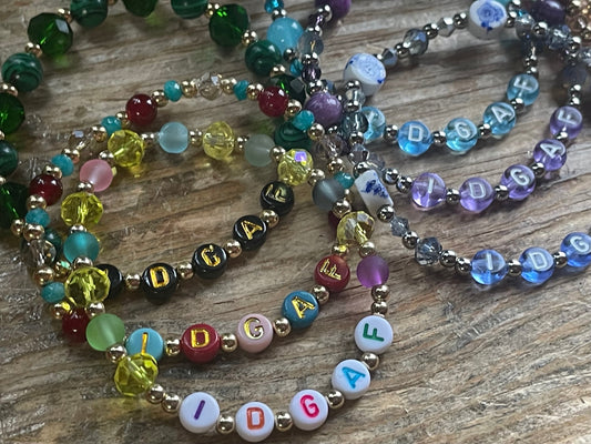 IDGAF Bracelet, Cursy Bracelets, Divorce Gifts, Breakup Gifts, Gifts for Her
