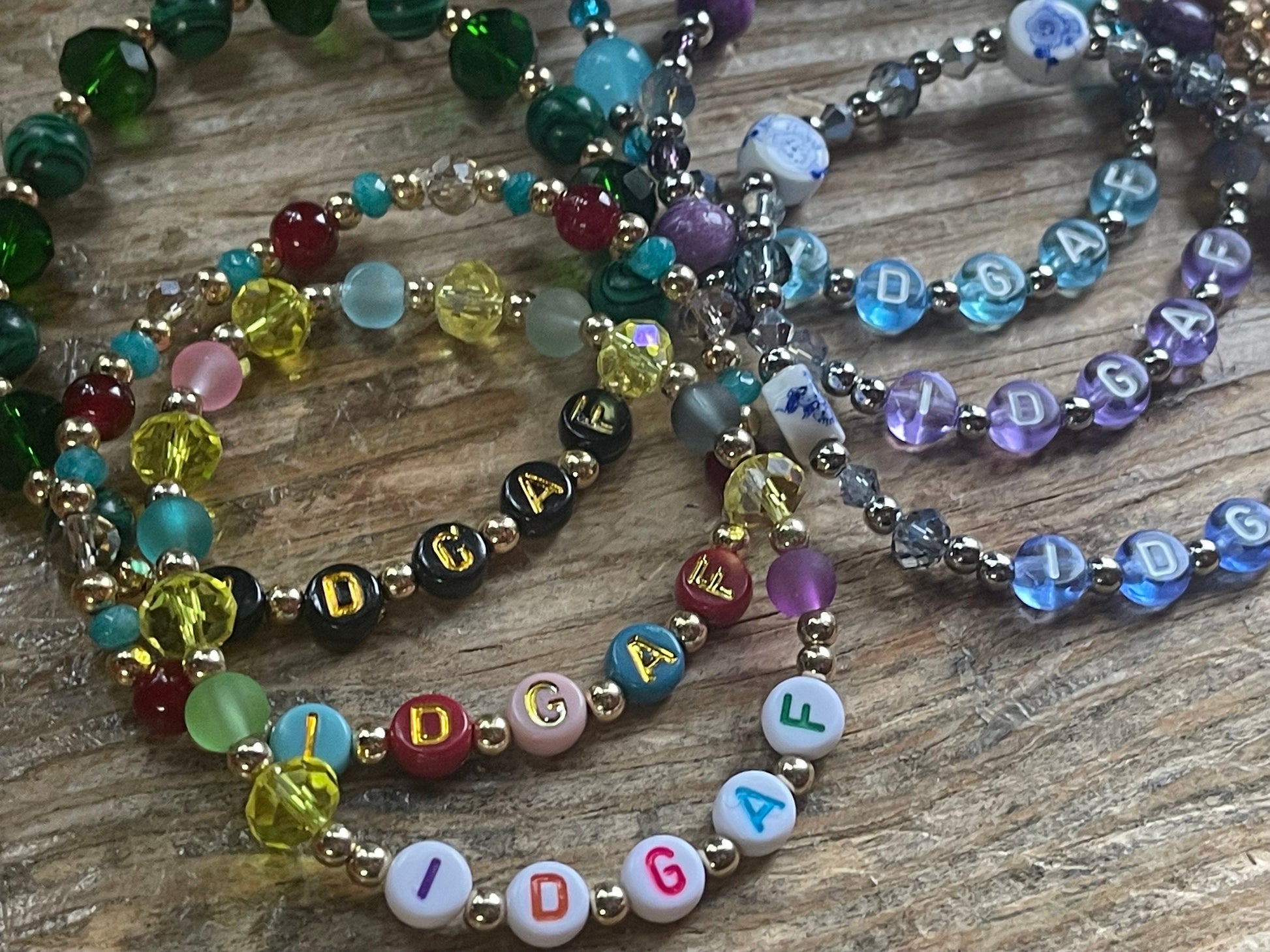 IDGAF Bracelet, Cursy Bracelets, Divorce Gifts, Breakup Gifts, Gifts for Her