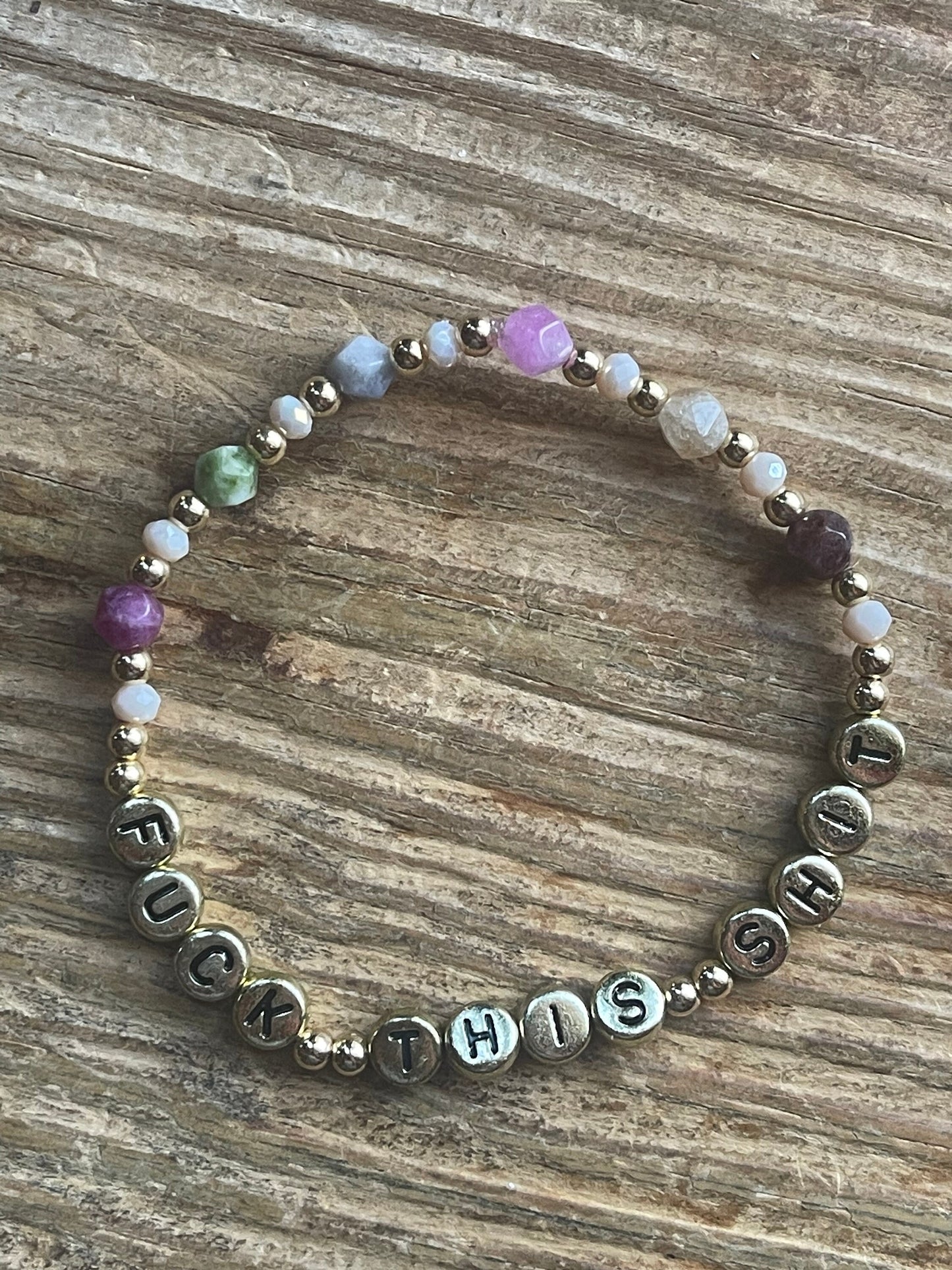 FUCK THIS SHIT Bracelets, Cursy Bracelets, Breakup Gifts, Gifts for Her, Gifts for Bestie, Gifts for Mom, Mother's Day Gift, Various Styles