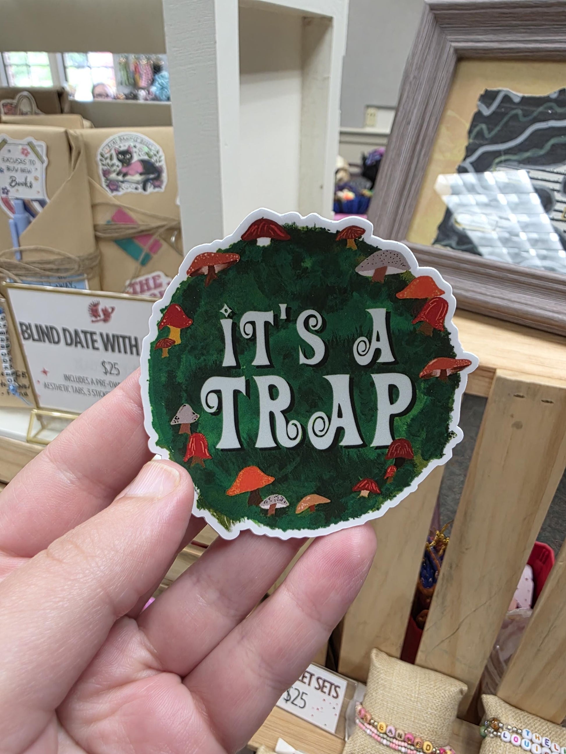 It's A Trap Weatherproof Sticker