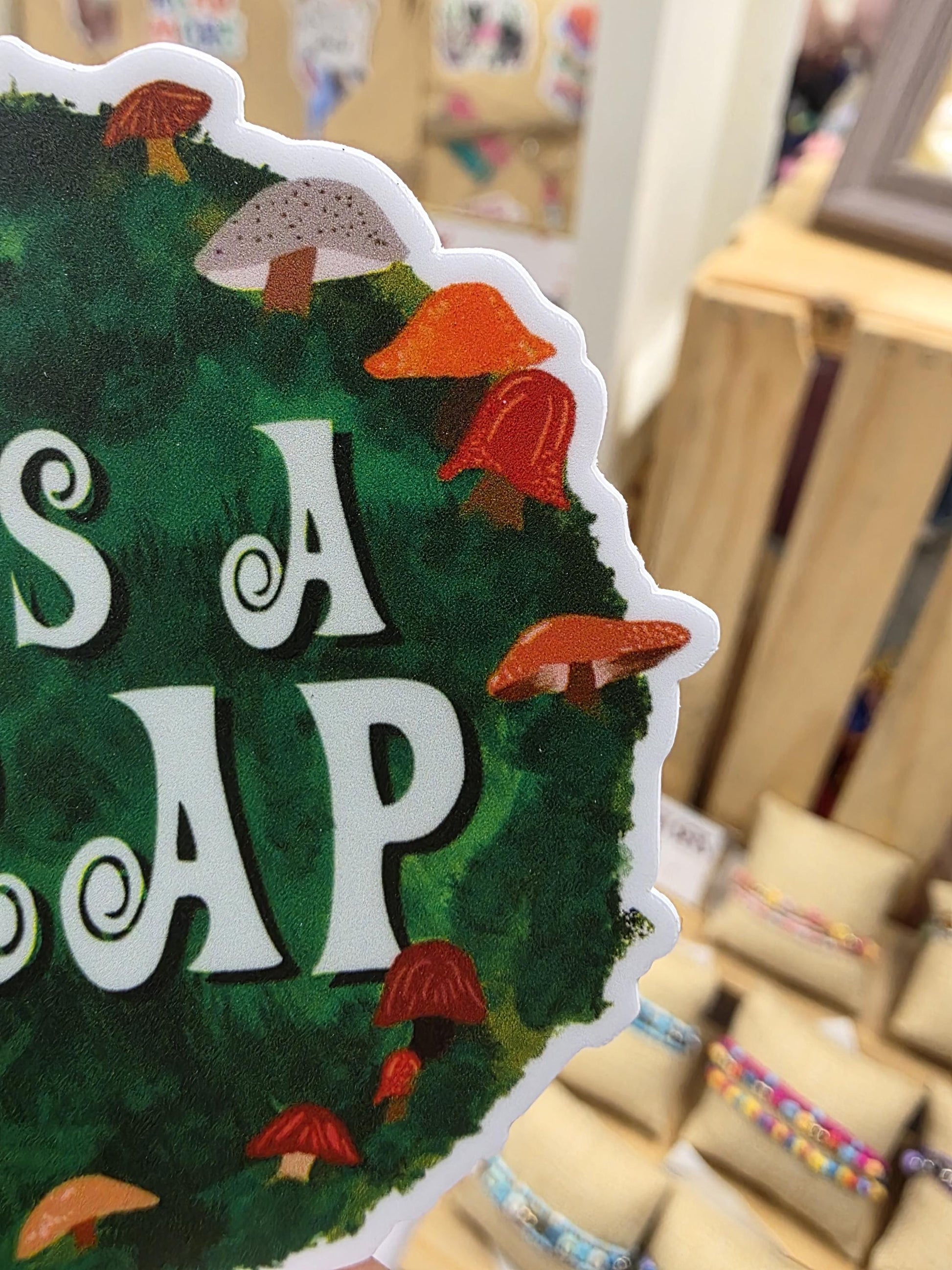 It's A Trap Weatherproof Sticker