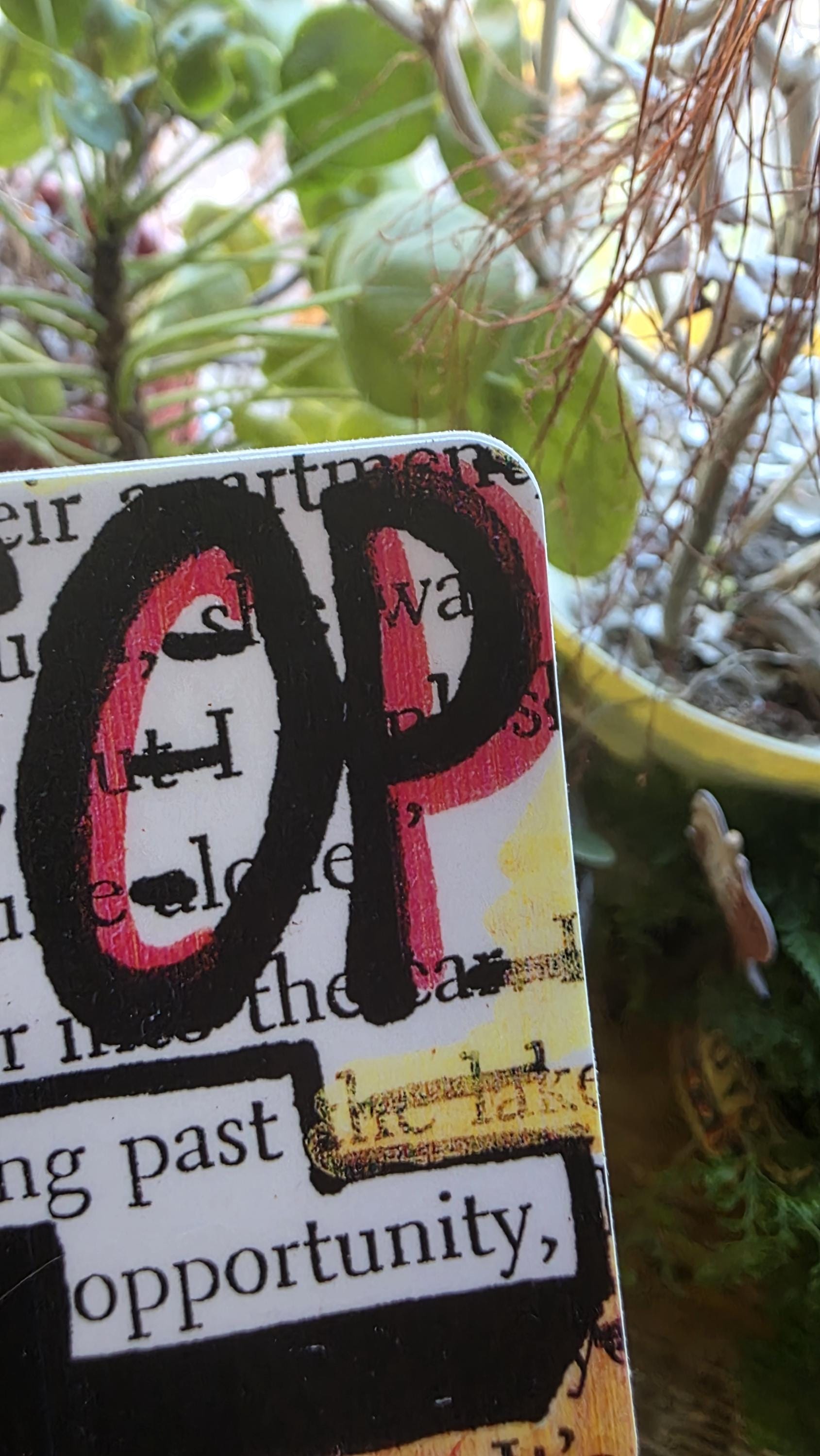 Stop Running Past Opportunity Vinyl Sticker, Motivational Sticker for Laptops and Water Bottles