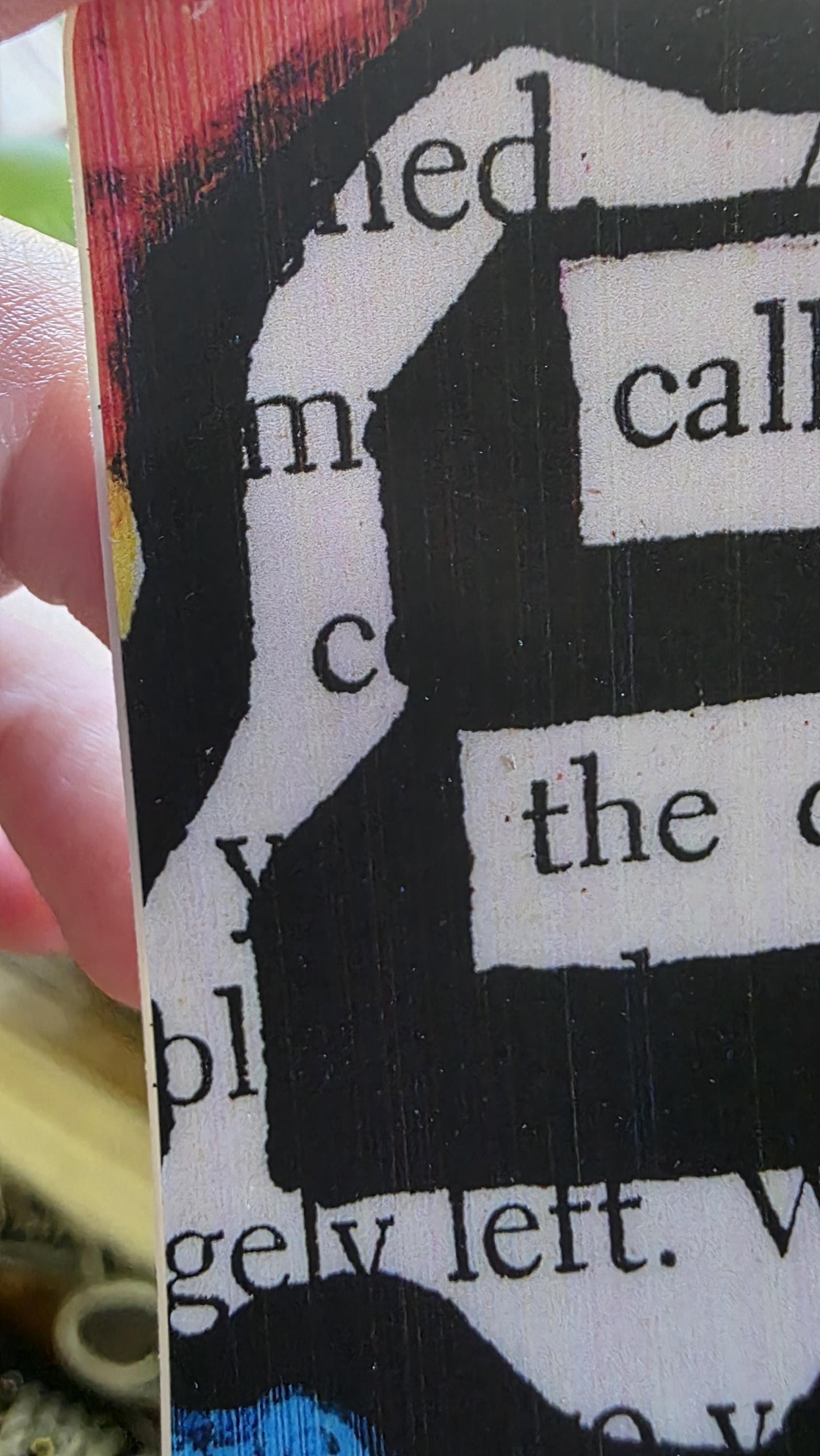 Call Me The Queerest Rainbow Blackout Poetry Design, 3 Inch Waterproof Sticker for Journals and Bottles