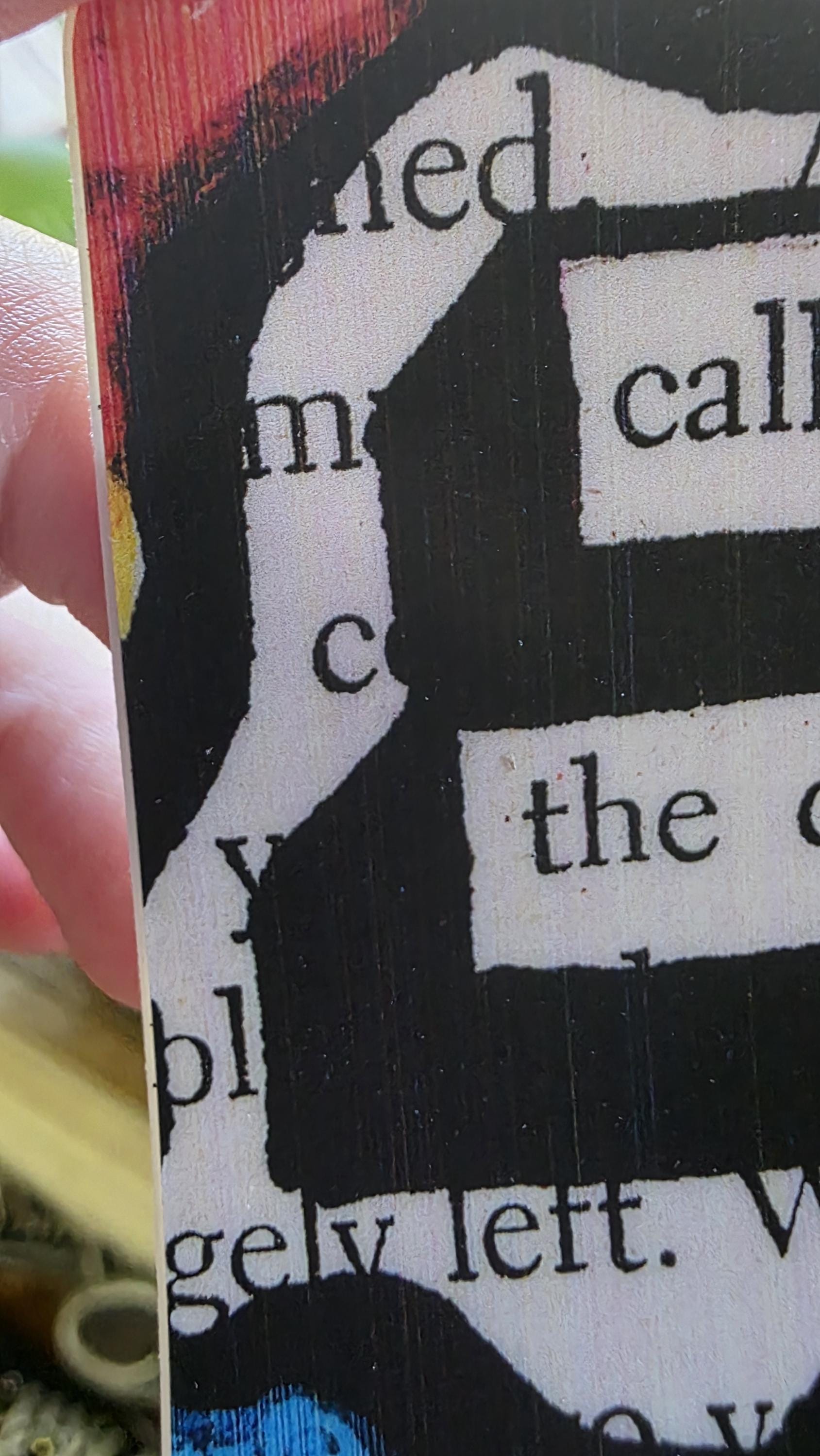 Call Me The Queerest Rainbow Blackout Poetry Design, 3 Inch Waterproof Sticker for Journals and Bottles