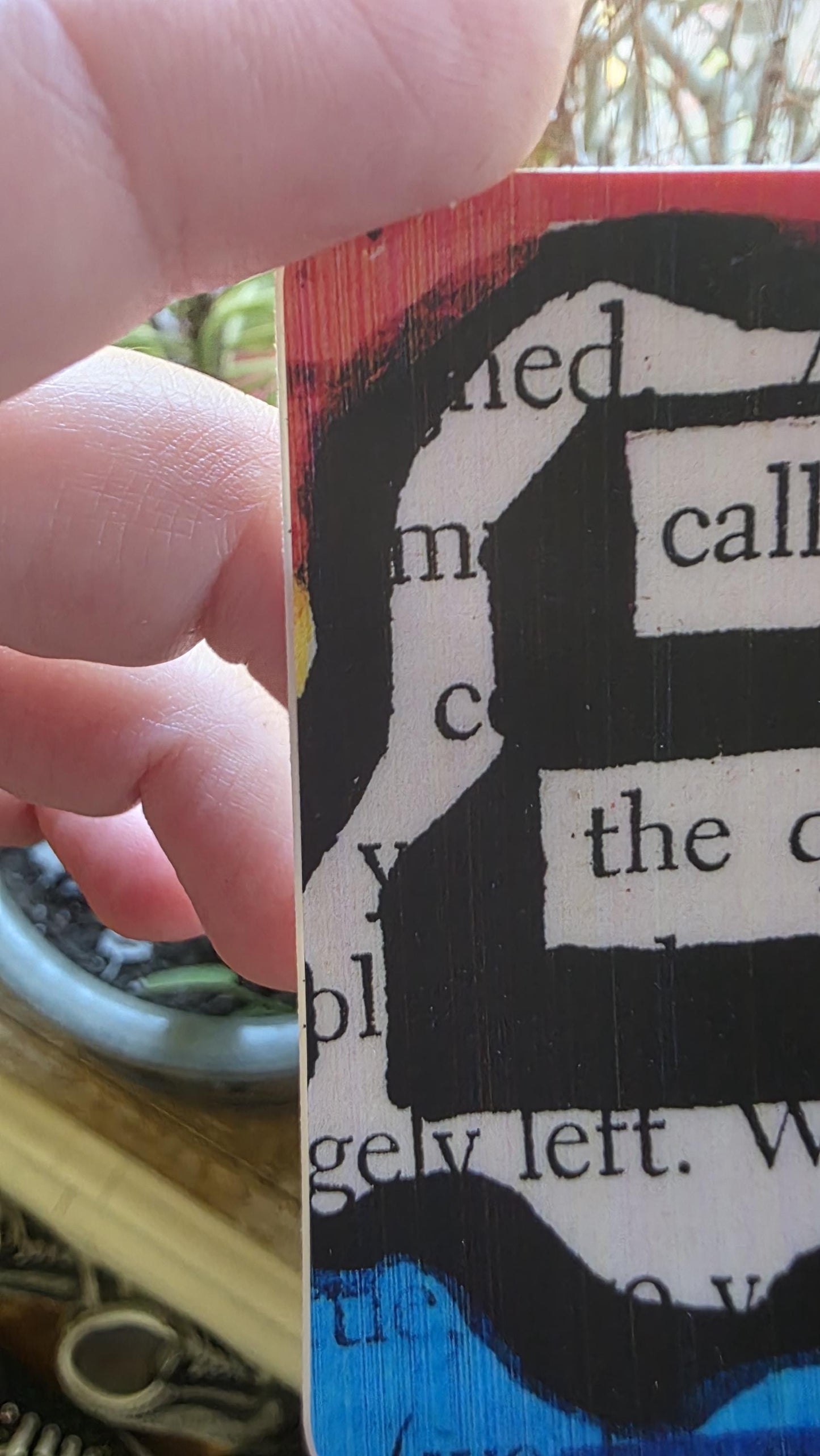 Call Me The Queerest Rainbow Blackout Poetry Design, 3 Inch Waterproof Sticker for Journals and Bottles