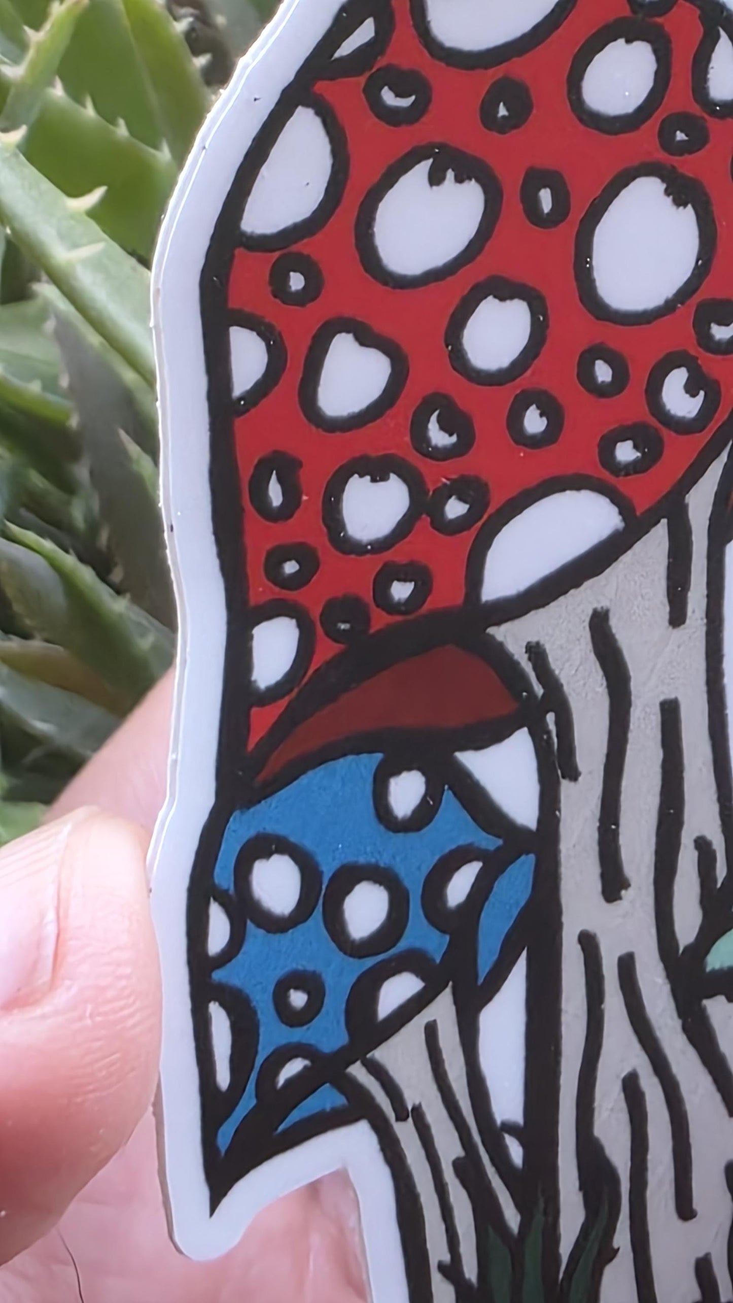 MAGICAL MUSHROOMS Stickers | Matte and Holographic Stickers | Waterproof Stickers | Cottagecore Sticker | Shroom Art | 3in Tall