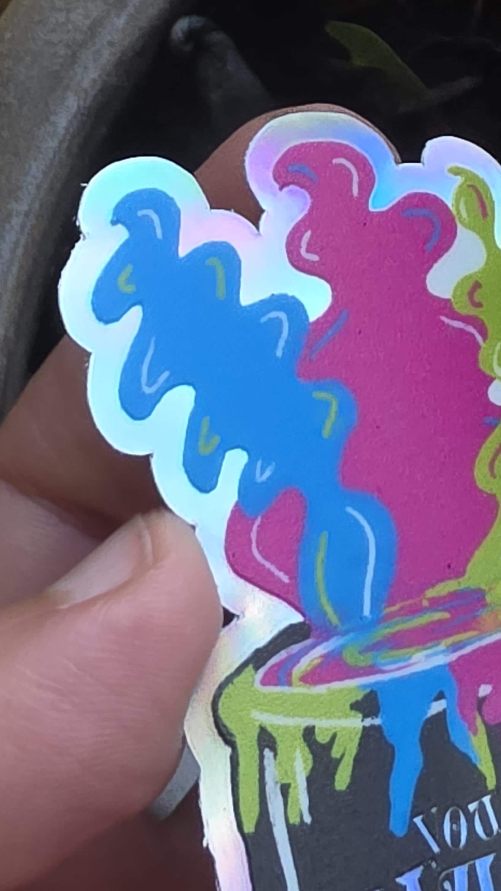 You Are Magic Vinyl Sticker, Holographic Cauldron Sticker for Waterbottles and Laptops