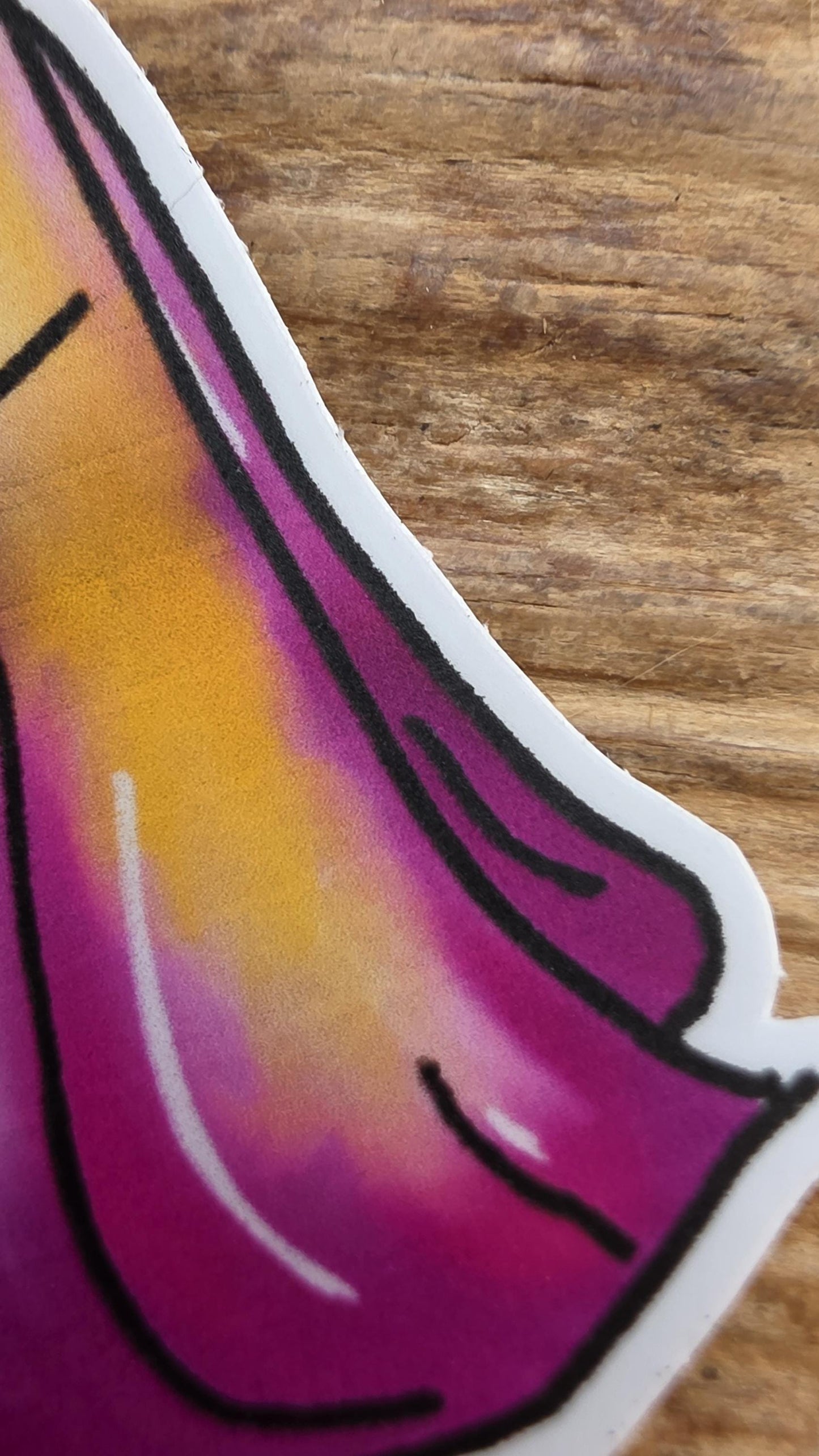 ROSIE THE GHOST Sticker | Colorful Ghost Sticker | Matte and Holographic Options | Waterproof Vinyl Stickers | Cute Halloween Sticker | 3in