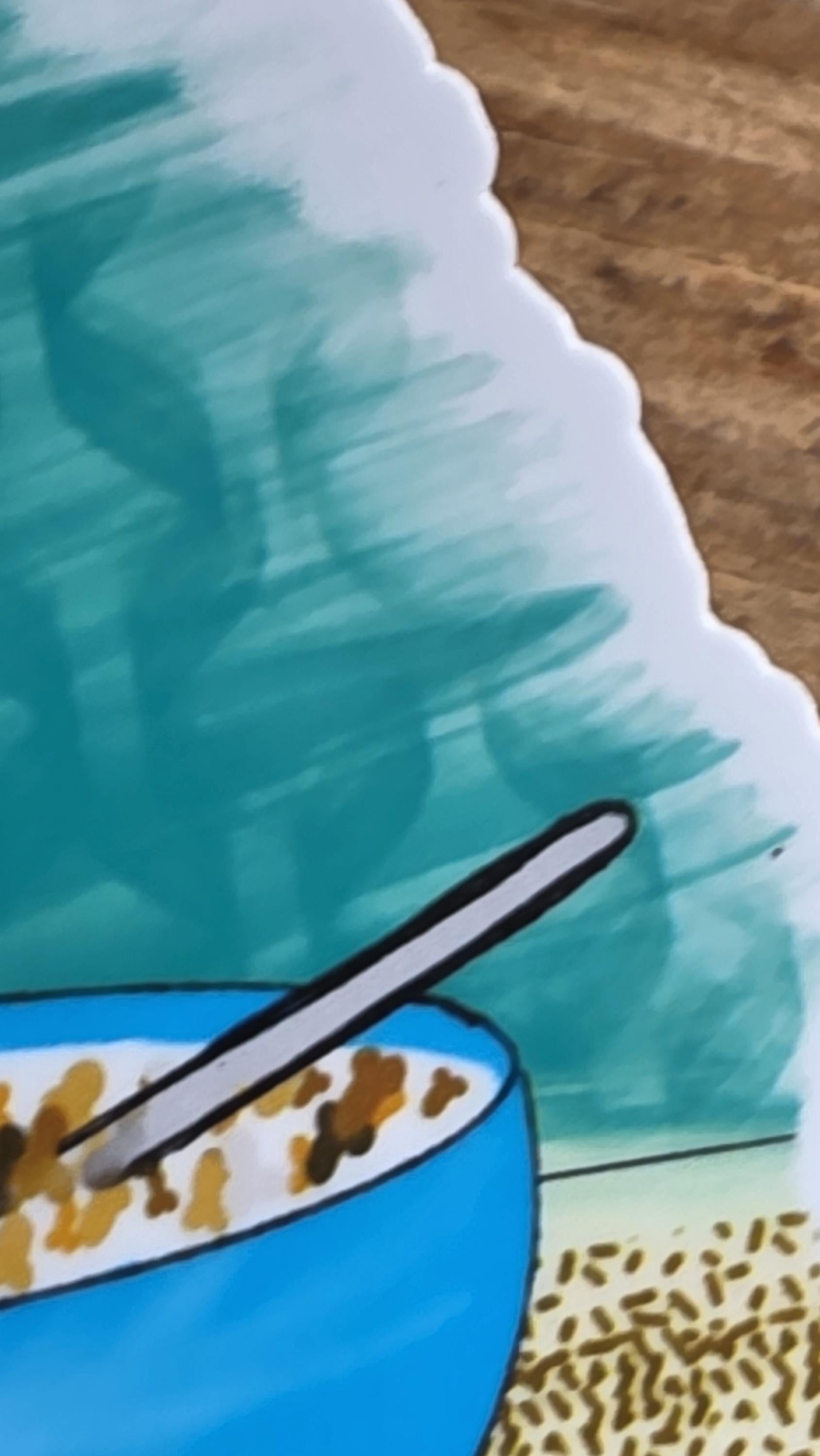 Eat a Bowl of Wangs Die-Cut Sticker, Funny Cereal Decal, Adult Humor, Sarcastic Gift, NSFW, 3 Inches