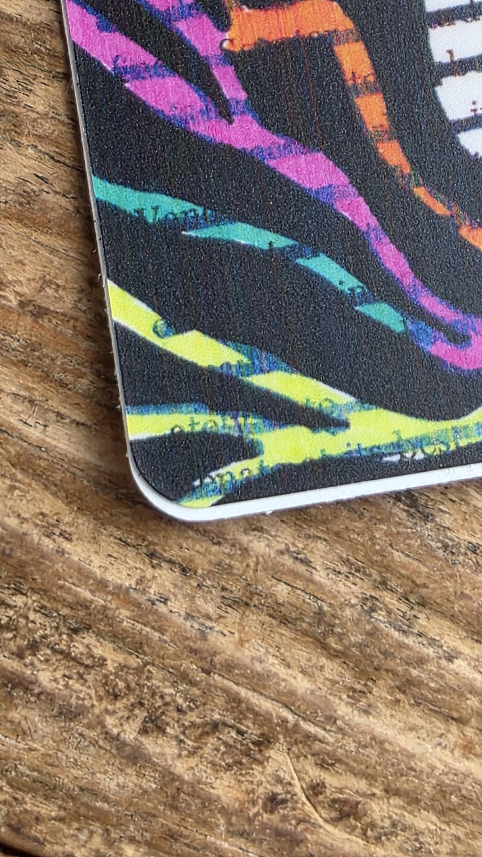 The Luster of Life Blackout Poetry Sticker, 3" Tall Cheetah Print Decal, Affirmation Sticker, Book Lover Gift, Waterproof Vinyl