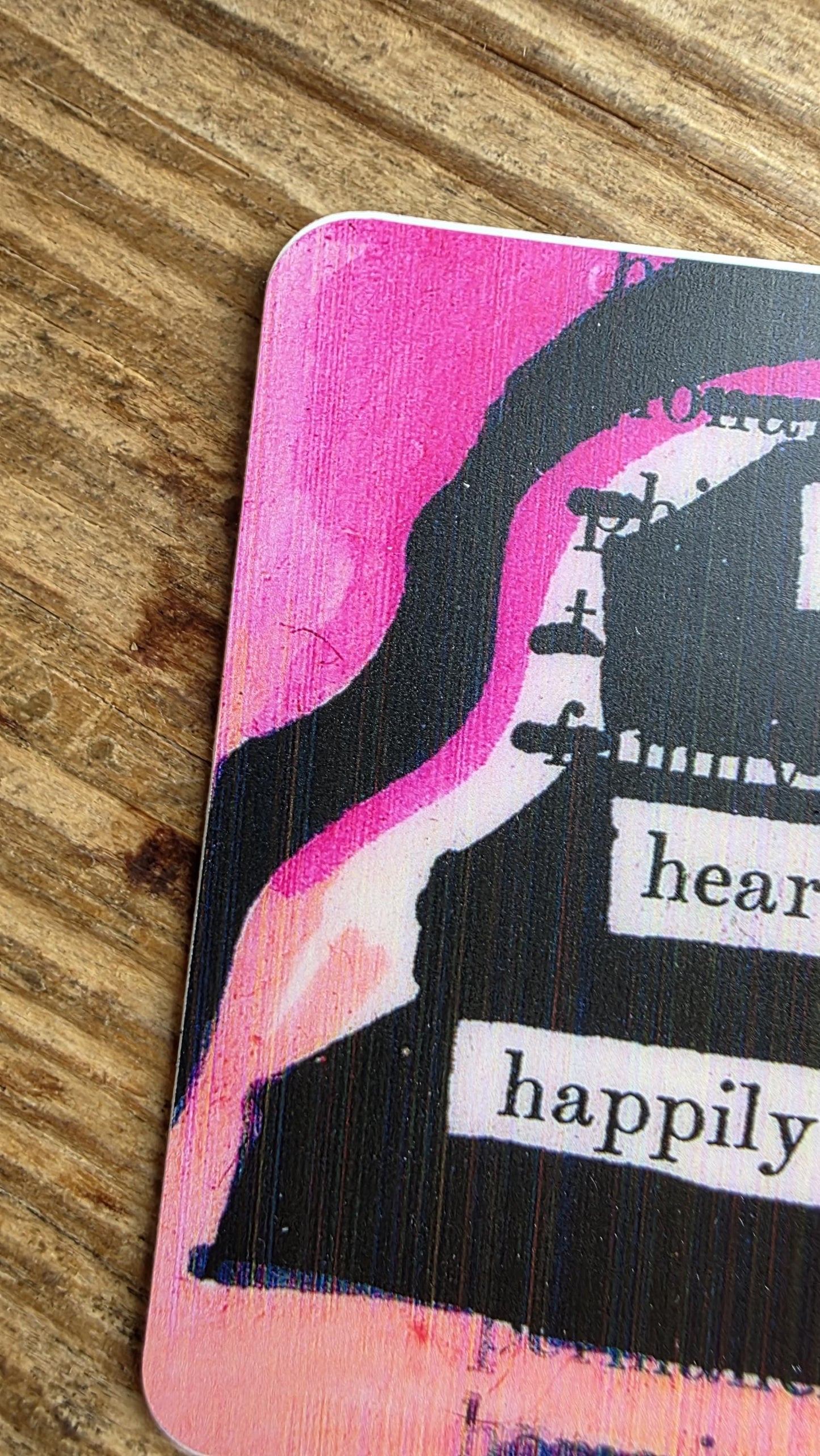 A Heartfelt Happily Ever After Vinyl Sticker - Romantic Book Art for Laptop, Water Bottle, & Car | Valentine's Day Gift | Wedding Stationary