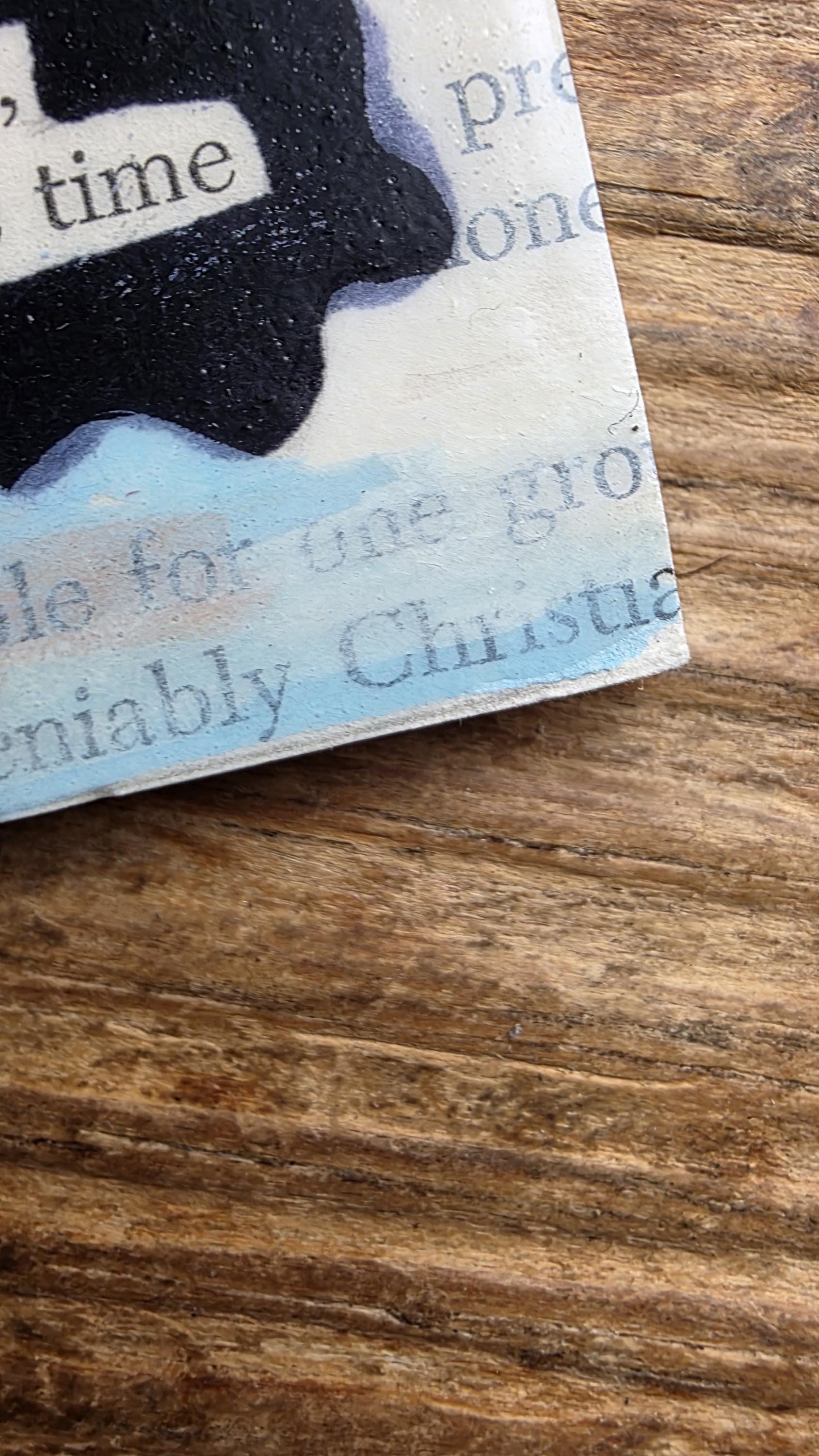 Research consists of elements.... | Literary Magnets, Blackout Poetry, Orange and Blue Design