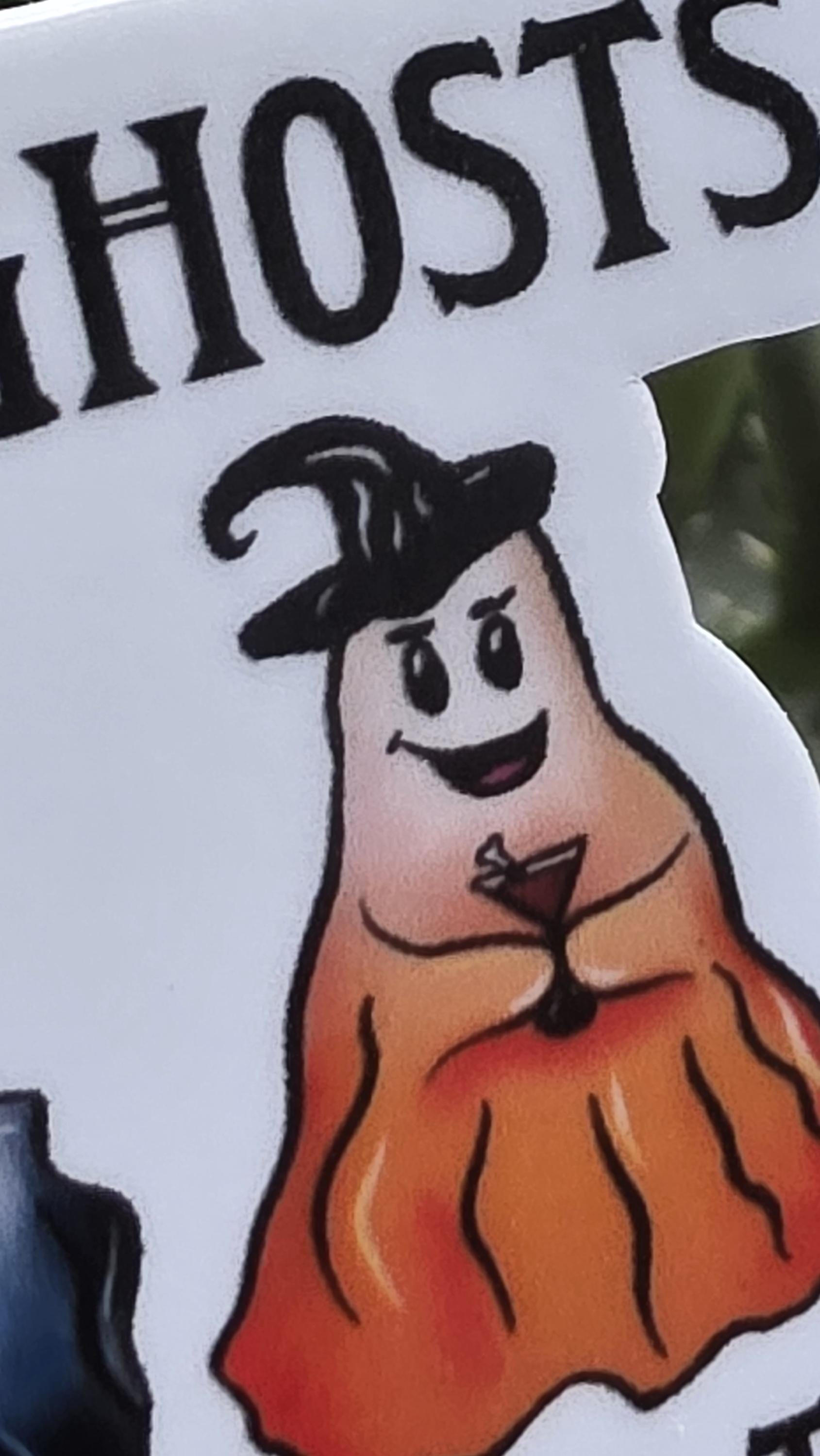 ME & MY GHOSTS Vinyl Sticker, Waterbottle Sticker, Laptop Decal, Ghost Sticker, Gift for Her, Gifts for Girlfriend, Halloween Sticker