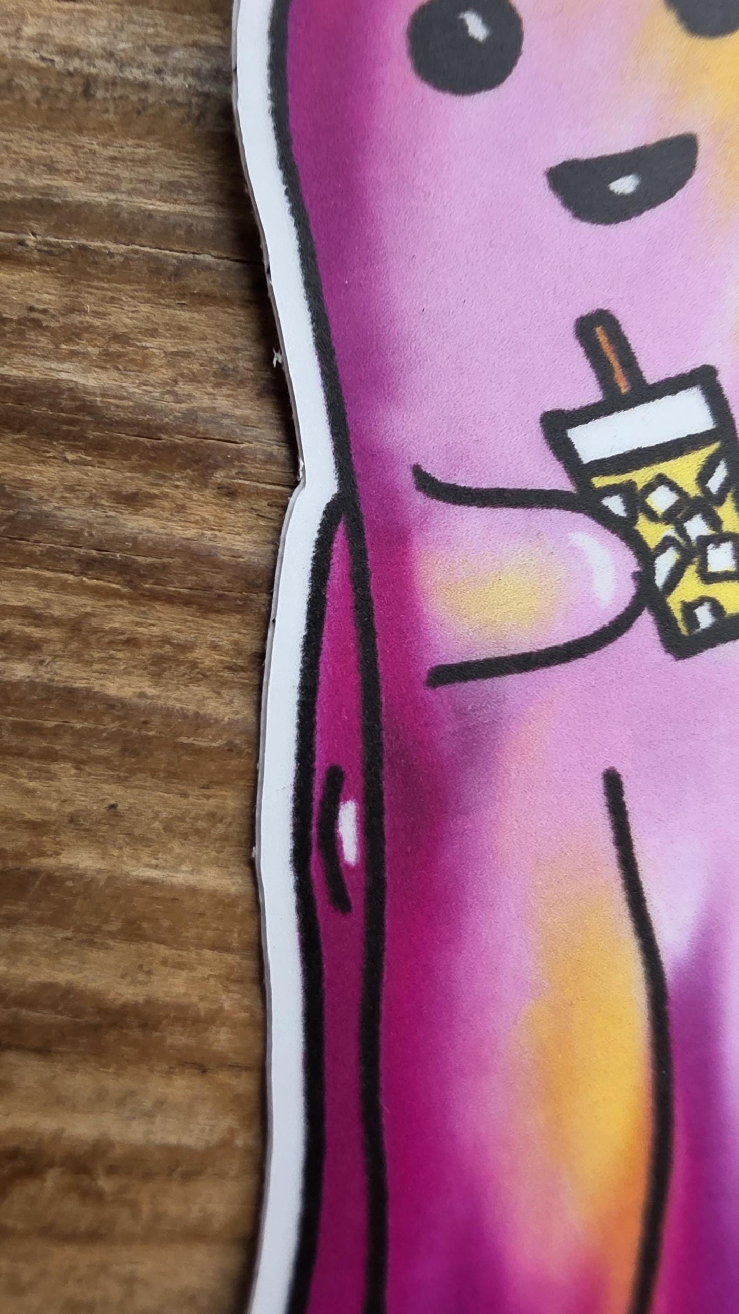 ROSIE THE GHOST Sticker | Colorful Ghost Sticker | Matte and Holographic Options | Waterproof Vinyl Stickers | Cute Halloween Sticker | 3in