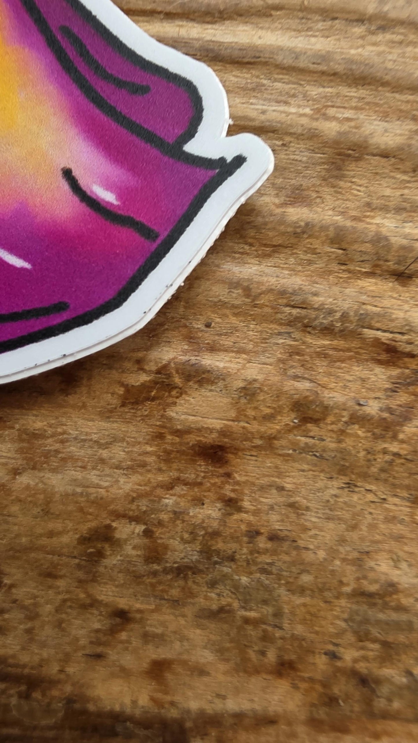 ROSIE THE GHOST Sticker | Colorful Ghost Sticker | Matte and Holographic Options | Waterproof Vinyl Stickers | Cute Halloween Sticker | 3in