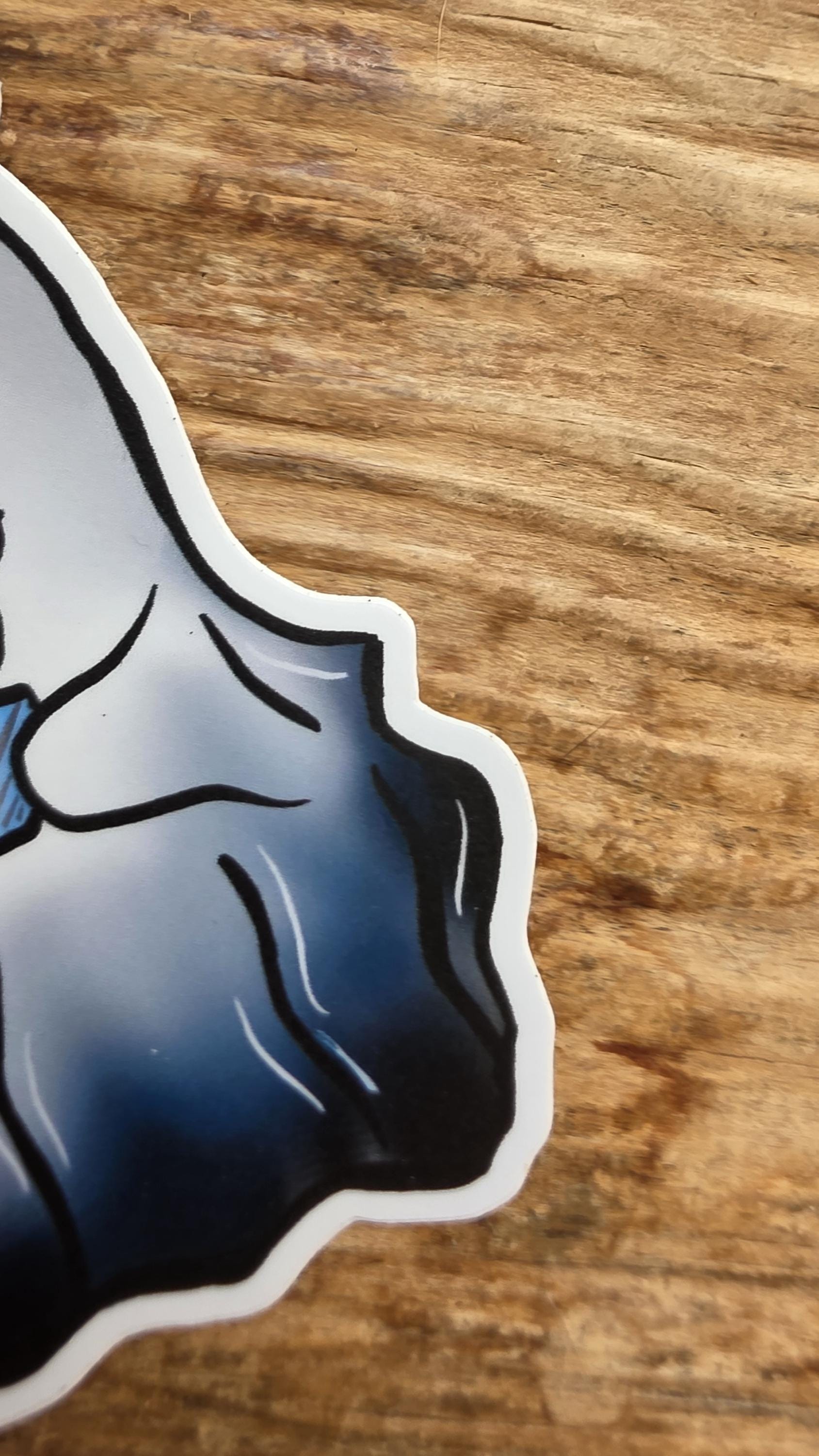 ASH THE GHOST Stickers, Ghost Sticker, Coffee Drinking Ghost, Vinyl Sticker for Water Bottle, Gifts for Friends, Halloween Stickers
