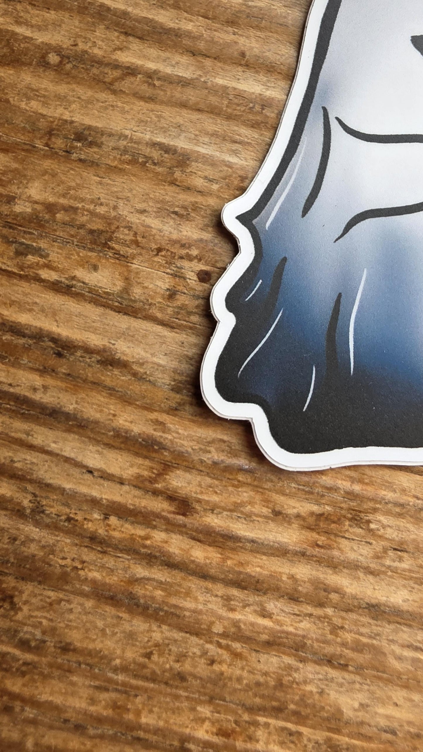 ASH THE GHOST Stickers, Ghost Sticker, Coffee Drinking Ghost, Vinyl Sticker for Water Bottle, Gifts for Friends, Halloween Stickers