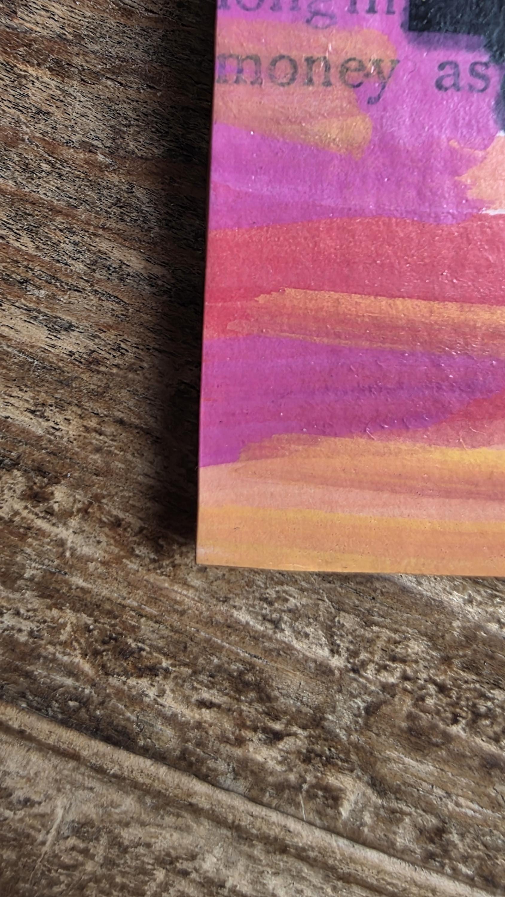 A Thirst for Pleasure" Magnet | Romance Reader Literary Art, Blackout Poetry Design