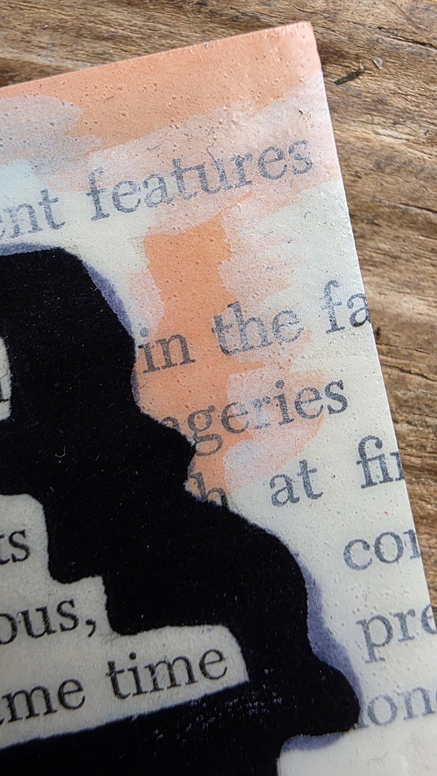 Research consists of elements.... | Literary Magnets, Blackout Poetry, Orange and Blue Design